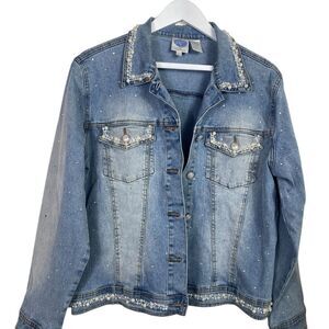 Embellished Denim Jacket DG2 Gilman L embellished